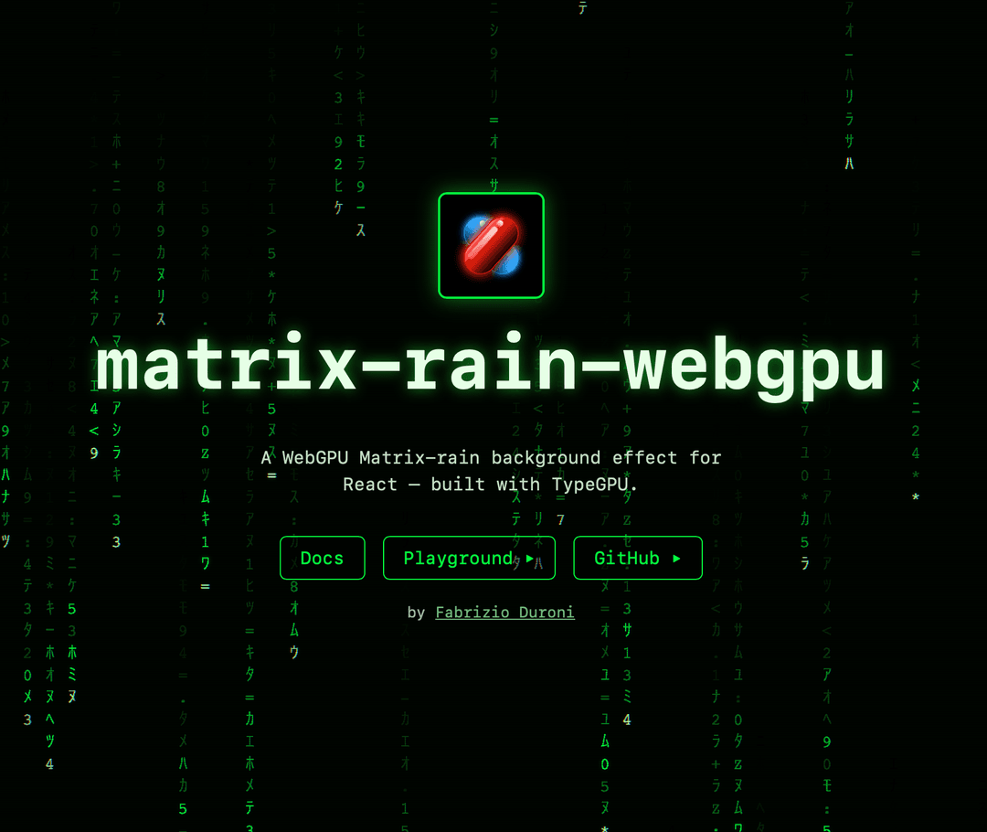 Matrix Rain WebGPU