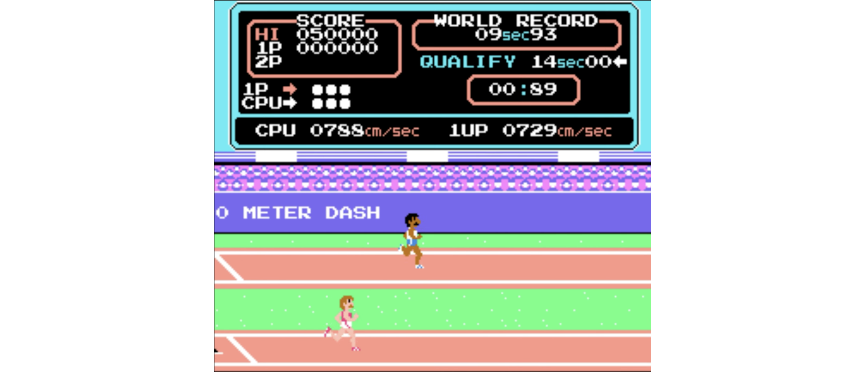 Track & Field in Barcelona gameplay