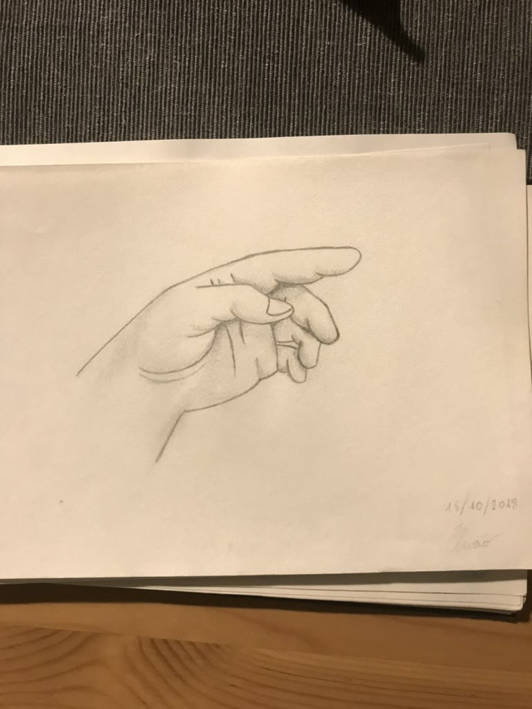 Hand outline study ✋