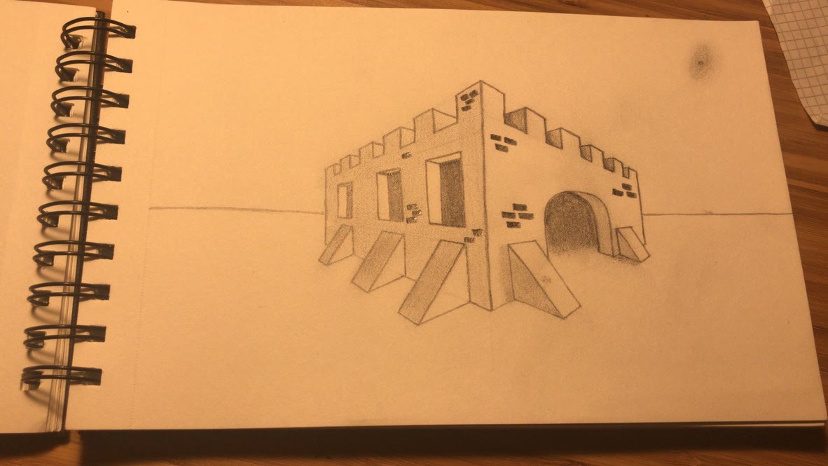 Perspective study: a castle 🏰