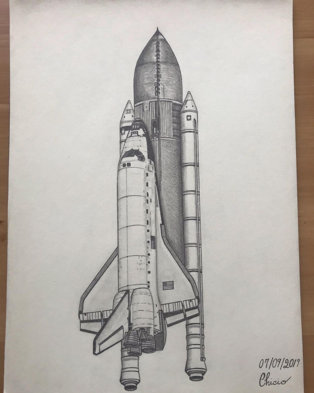 Spaceship inspired by nasa shuttle discovery and Atlantis 🚀🚀