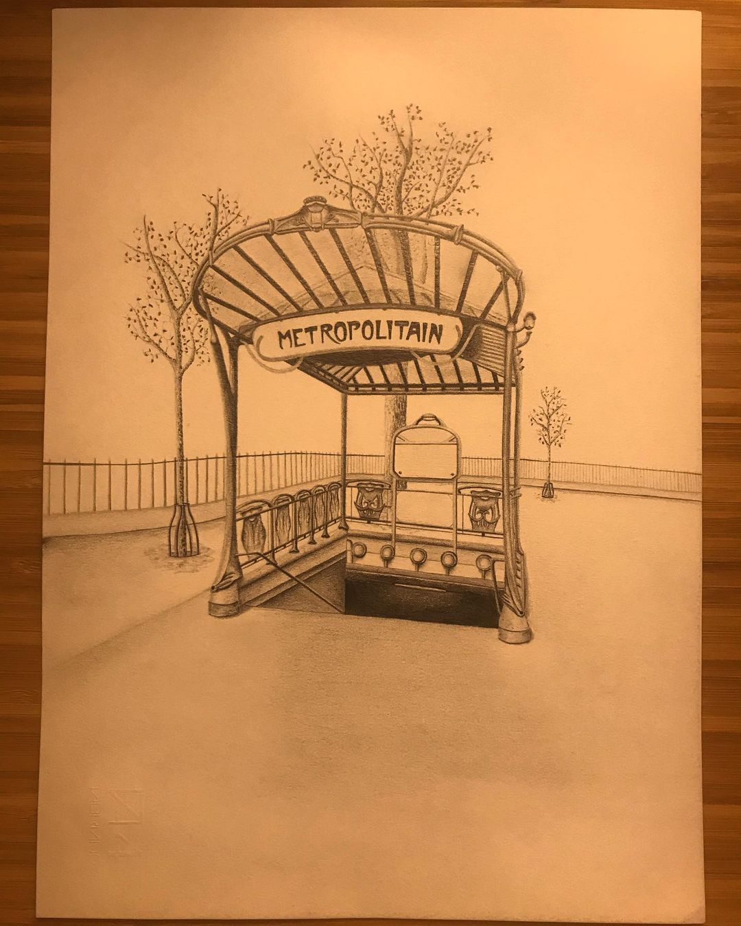 Paris Métropolitain entrance 🚇