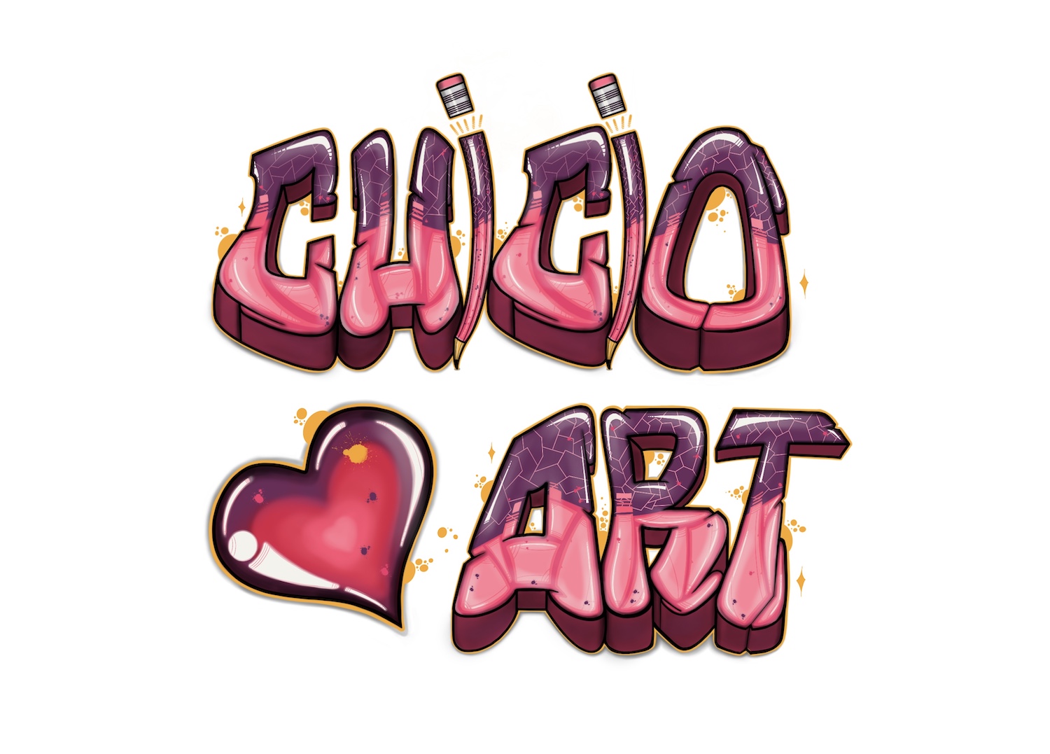 Chicio art graffiti lettering 🎨