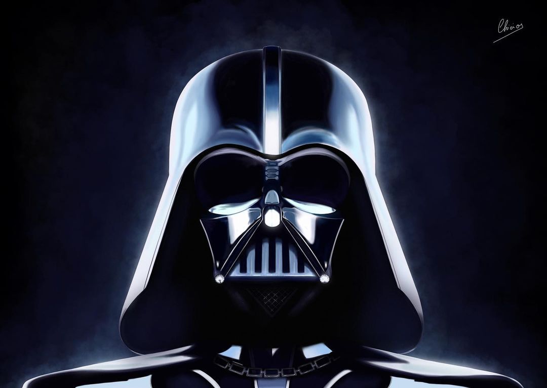 Darth Vader from Star Wars 🌌🖤