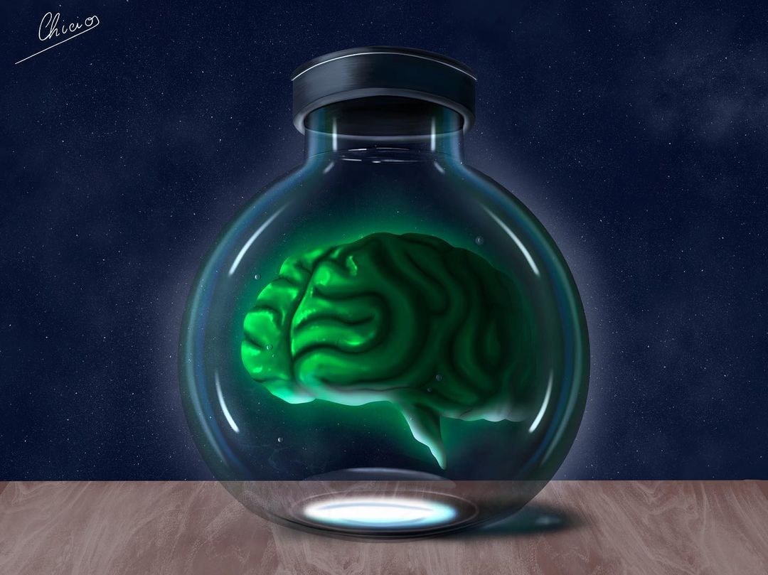 Brain in the bottle 🧠 🍾