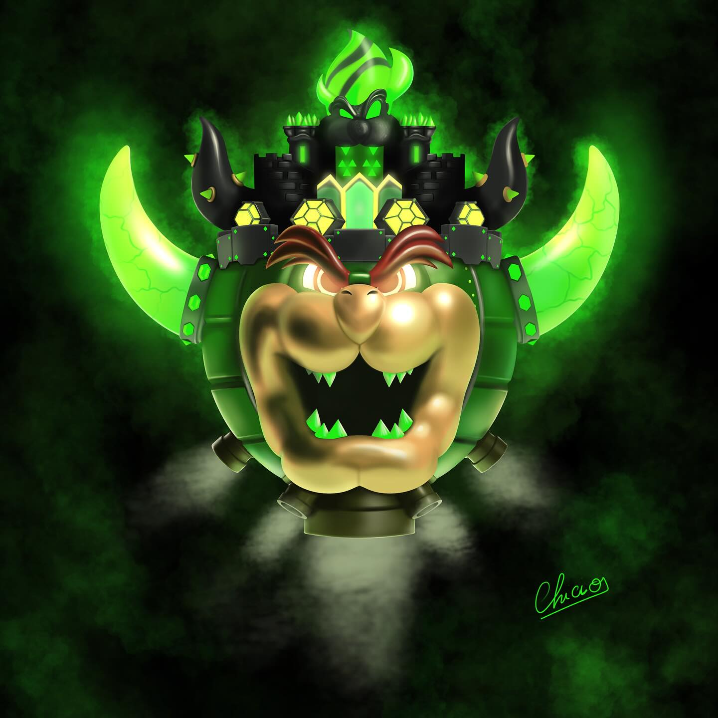 Bowser from Super Mario Wonder 🧑‍🔧😈👾