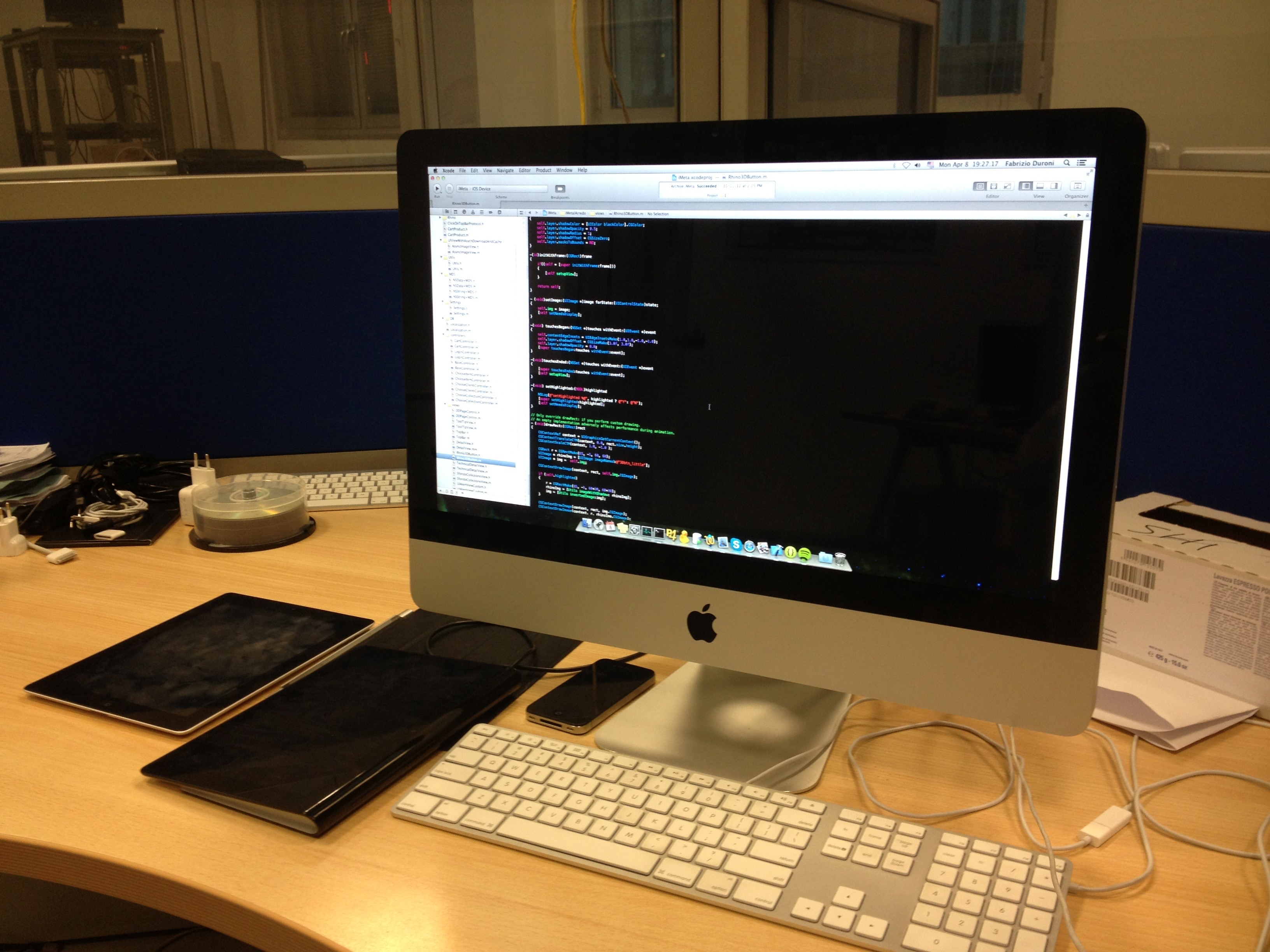 My desk in SHI