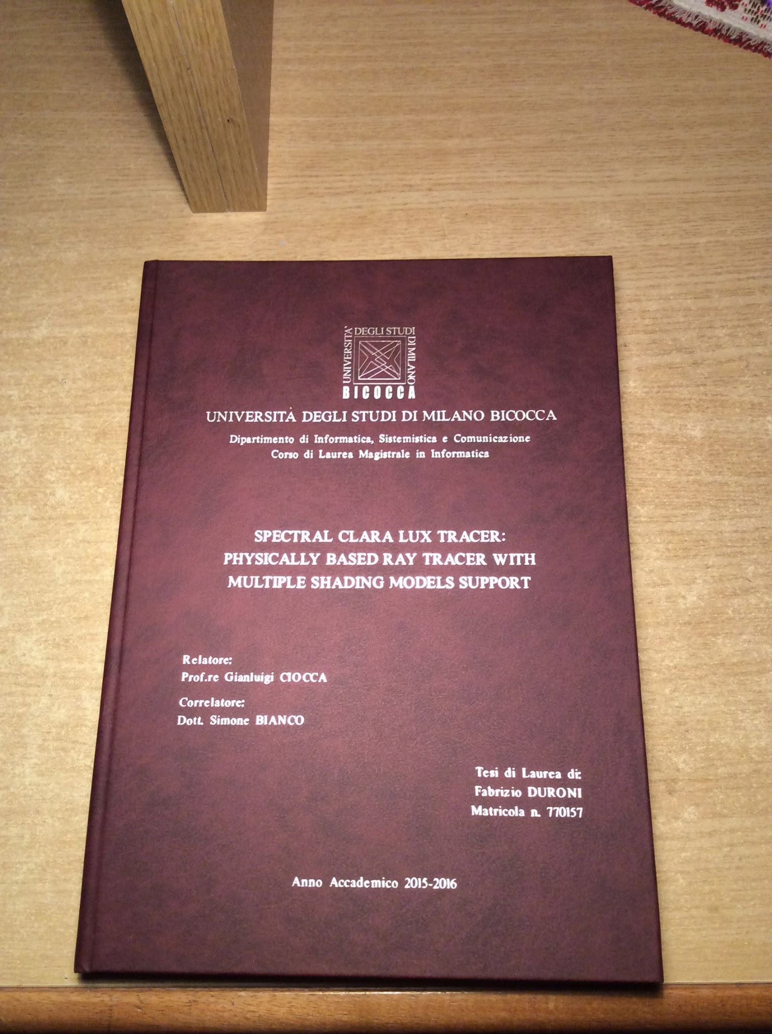 My master degree thesis