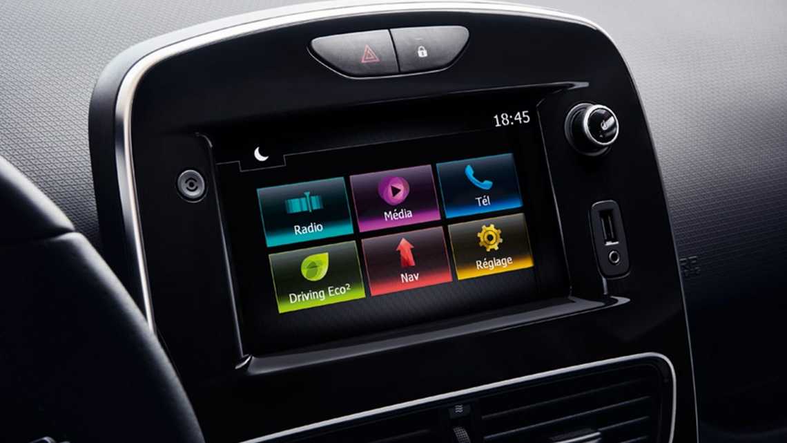 The media nav system contained in a Renault Clio