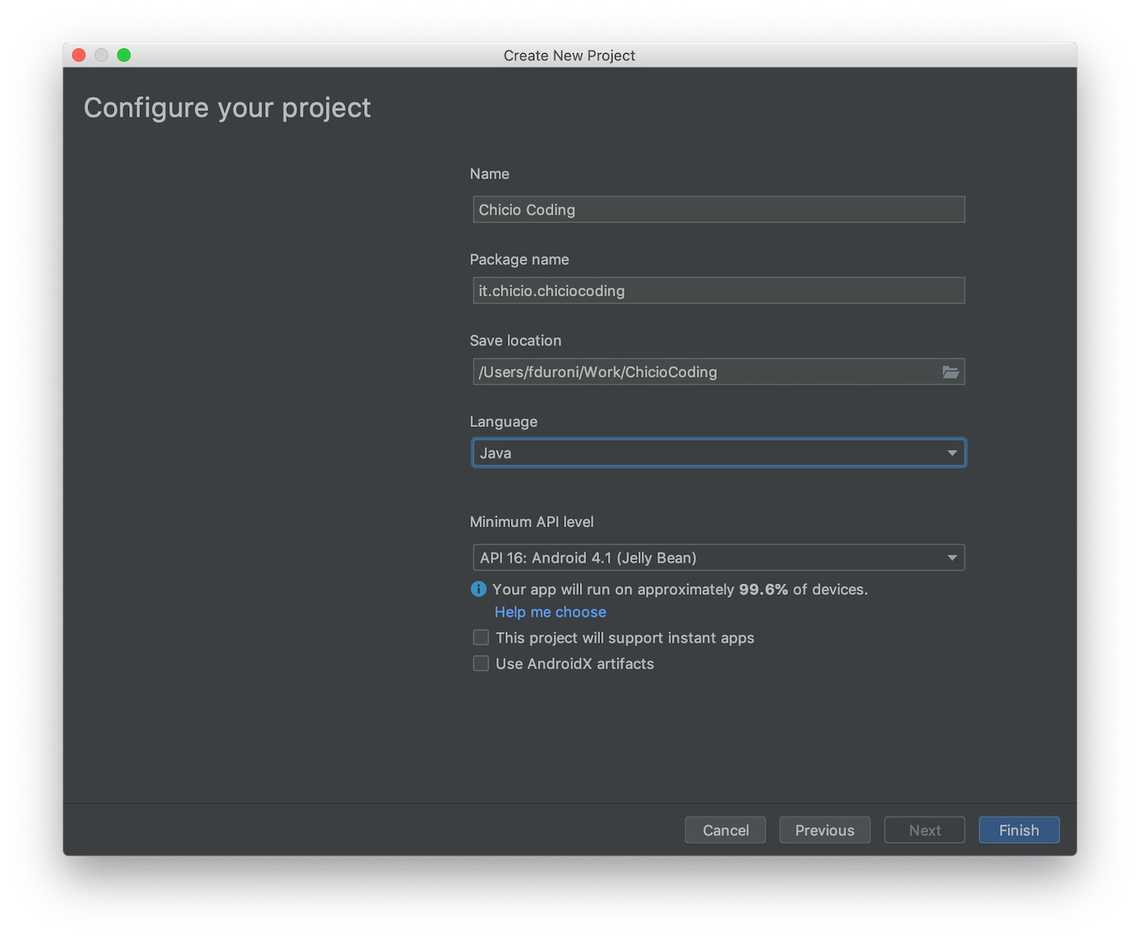 Create an Android Studio project for your TWA app