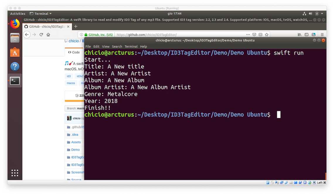 ID3TagEditor now works as expected on Ubuntu